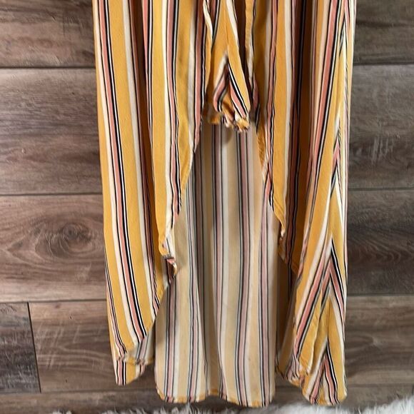 ART CLASS Womens Shorts Romper Attached Train Striped Rayon Size XXL 18/20 - Picture 6 of 11